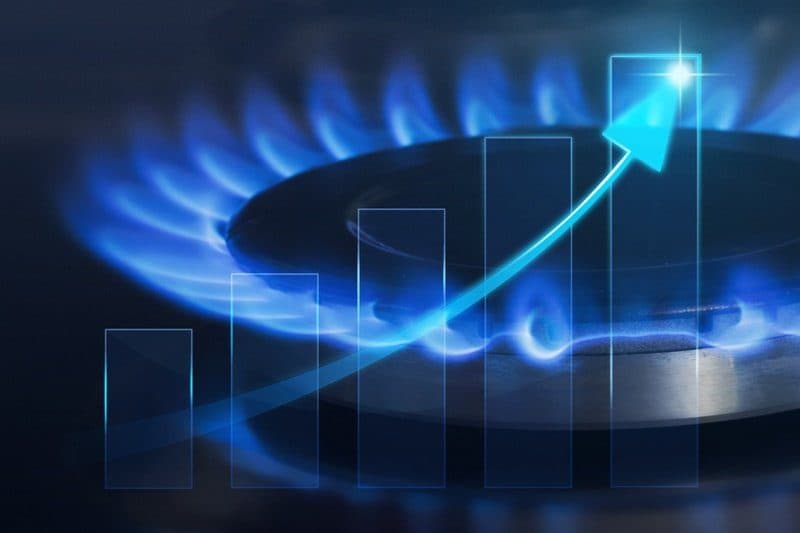 Evolution du prix du gaz décembre 2018