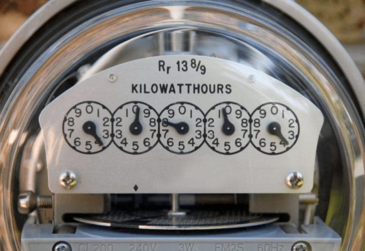 Compteur électrique bloqué