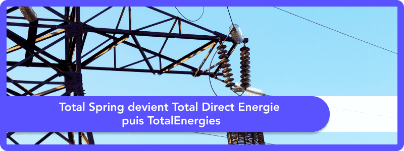 Total Spring devient Total Direct Energie puis TotalEnergies