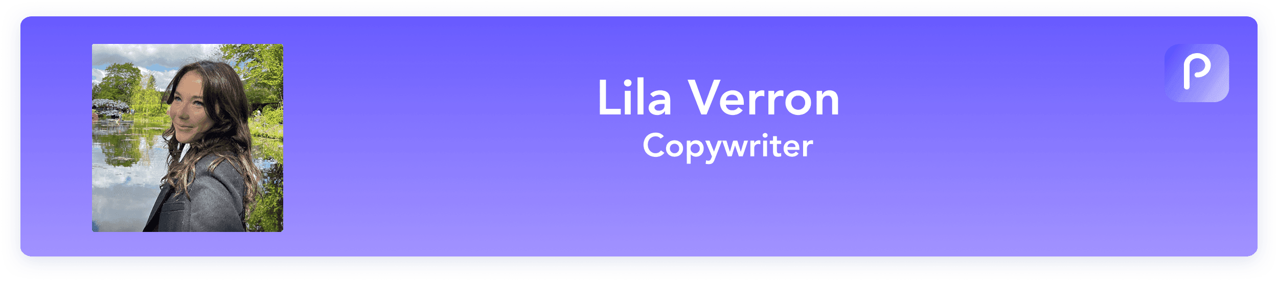 Lila Verron | Copywriter