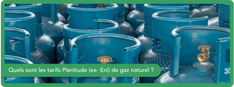 Quels sont les tarifs Plenitude (ex- Eni) de gaz naturel en octobre 2025 ?